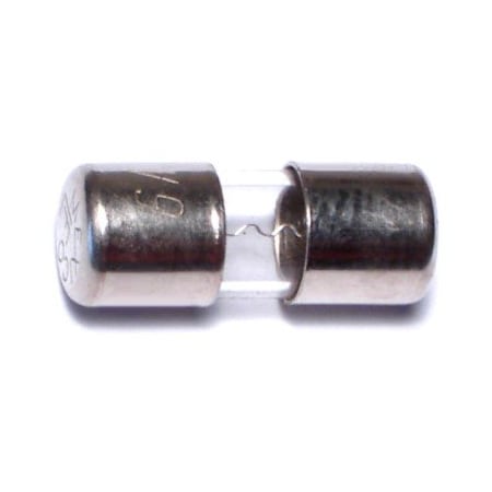 Midwest Fastener Glass Fuse, AGA Series, Fast-Acting, 6A, 32V AC, 5 PK 67227